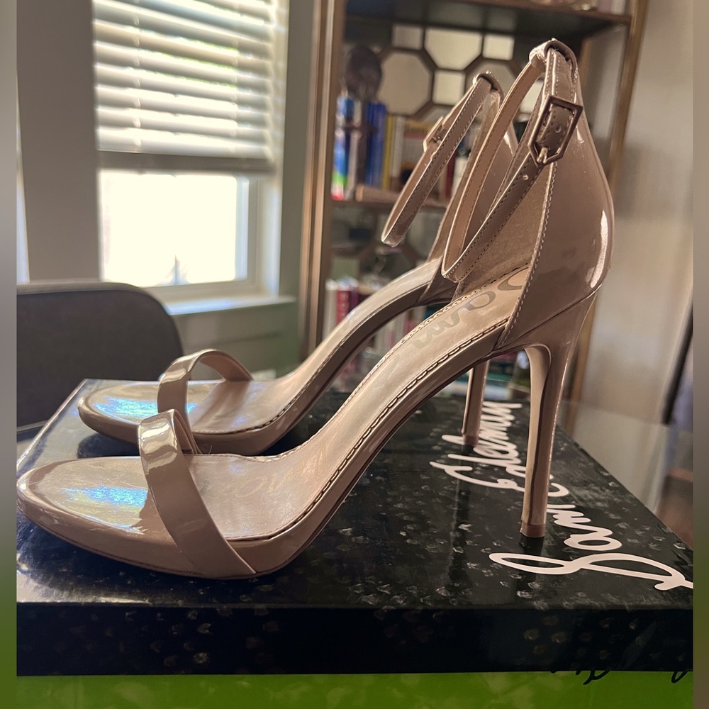 Sam Edelman Ariella nude sandals, size 11M,  4MM heel size,a cushioned platform